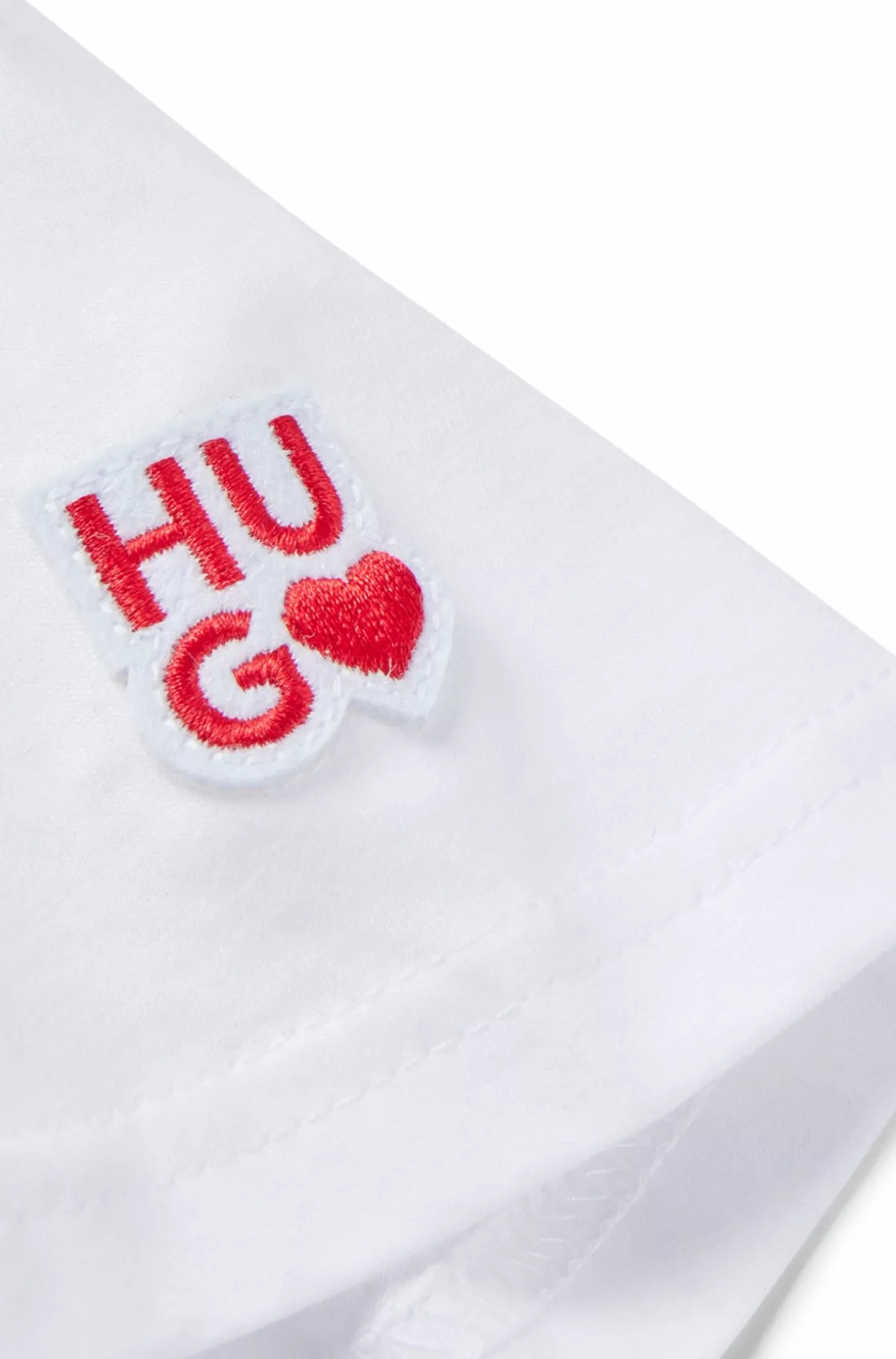 HUGO BOSS Kids' Cotton T-shirt With Logo Artwork Print White Shop