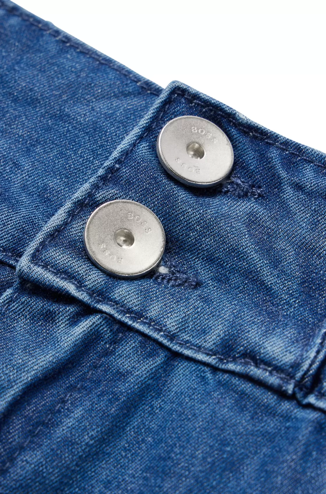 HUGO BOSS Kids' Denim Skirt With Embroidered Logo Patterned Cheap