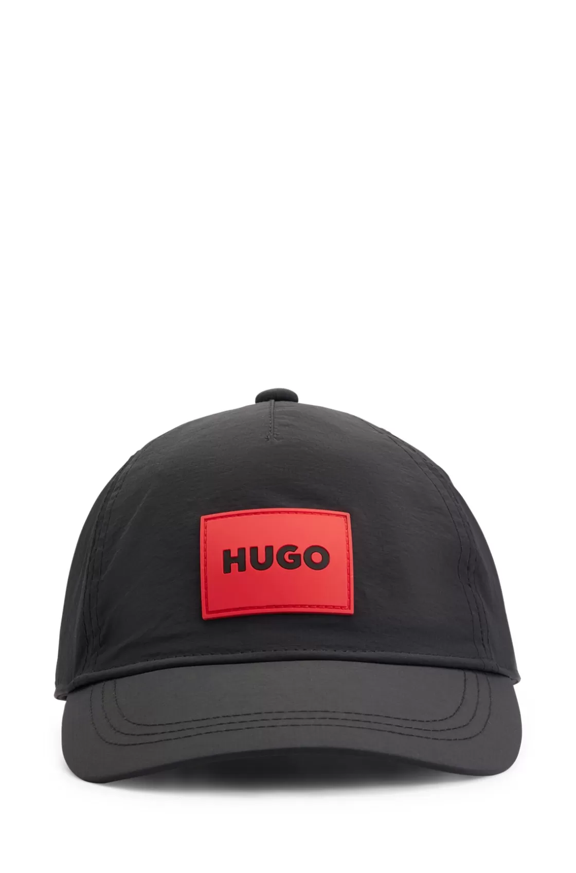 HUGO BOSS Kids' Five-panel Cap With Logo Label Black Hot