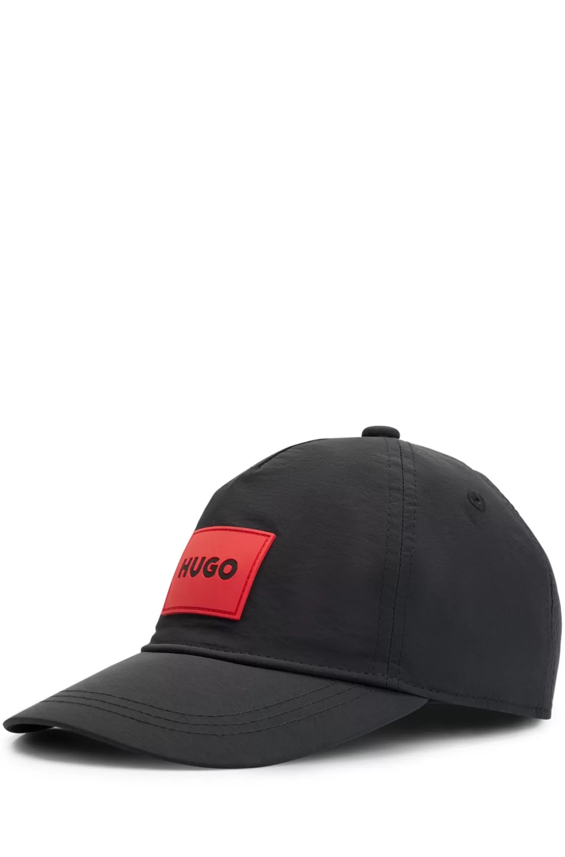 HUGO BOSS Kids' Five-panel Cap With Logo Label Black Hot