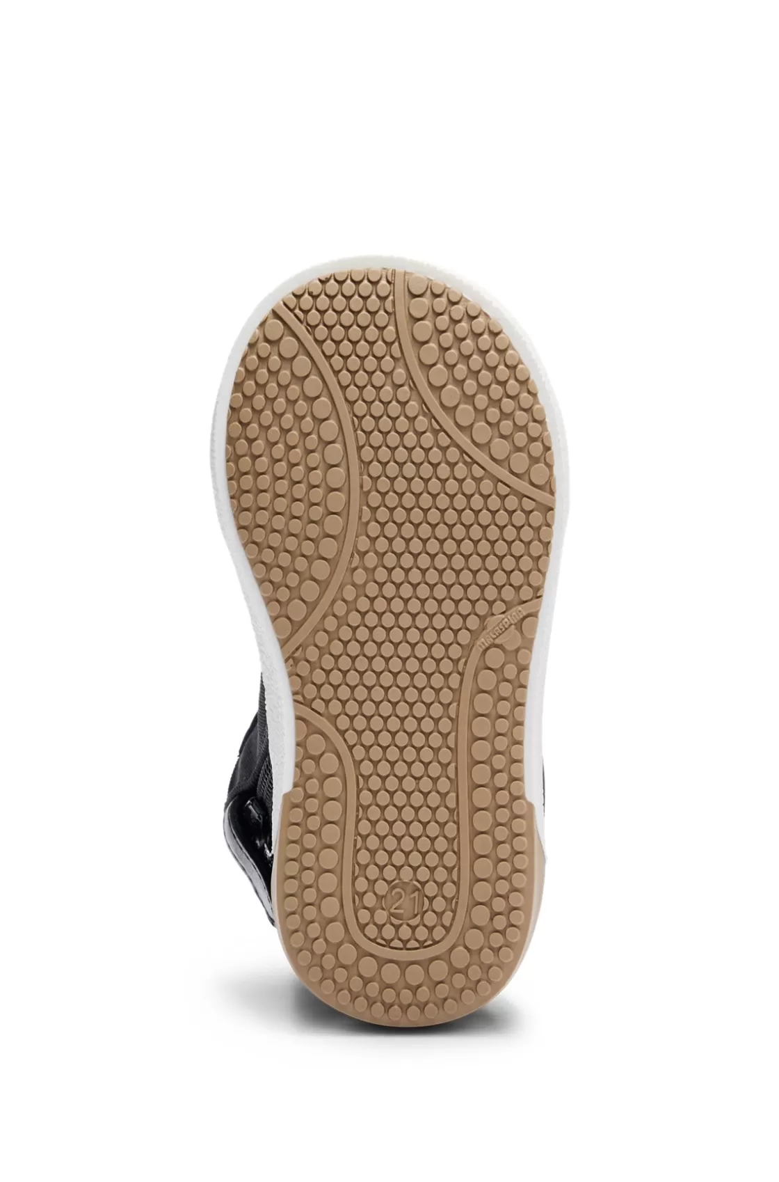 HUGO BOSS Kids' High-top Trainers With Logo Details Black Sale