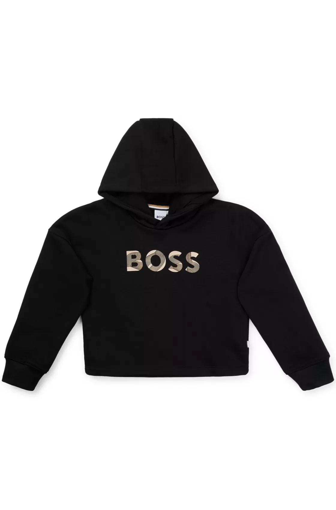 HUGO BOSS Kids' Hoodie With Logo Detail Black Best Sale