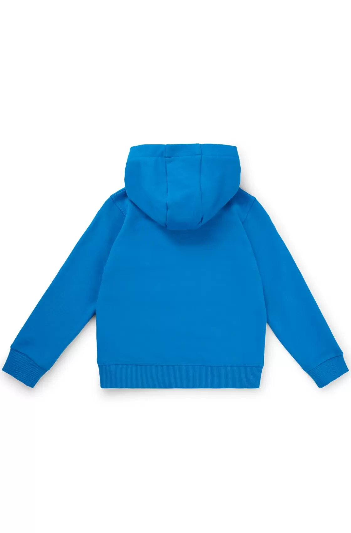 HUGO BOSS Kids' Hoodie With Stacked Logo Blue Sale