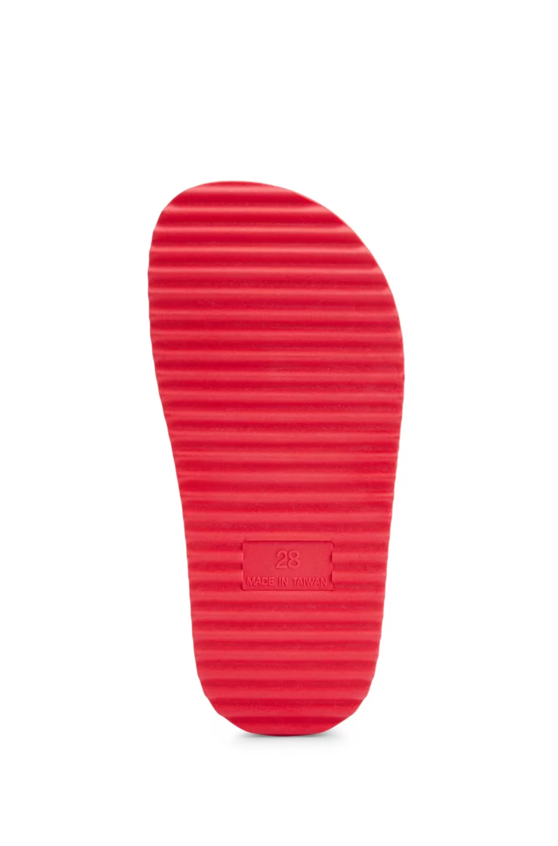 HUGO BOSS Kids' Lightweight Slides With Stacked-logo Strap Black Cheap