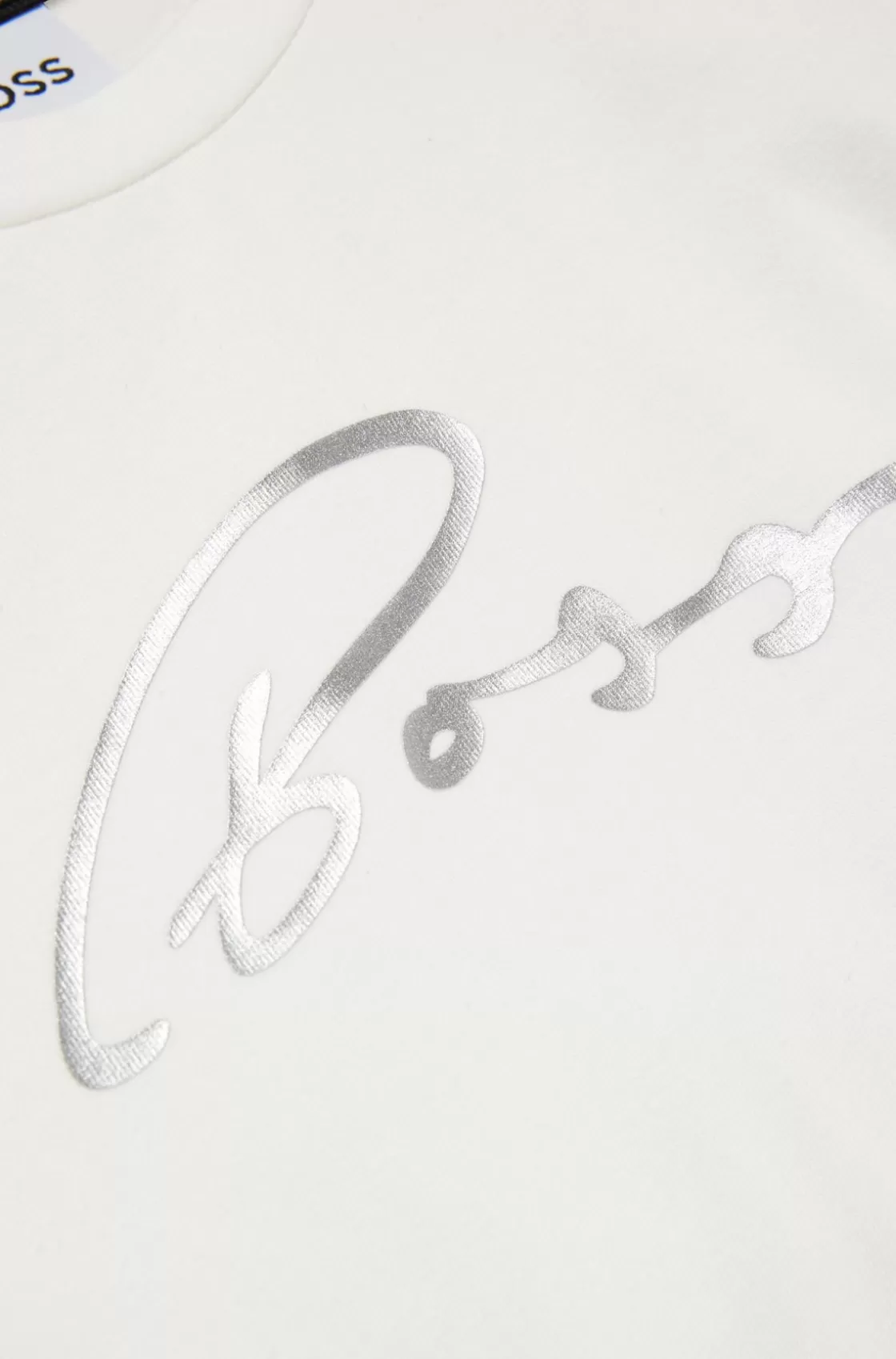 HUGO BOSS Kids' Long-sleeved Stretch-cotton T-shirt With Logo Print White Online