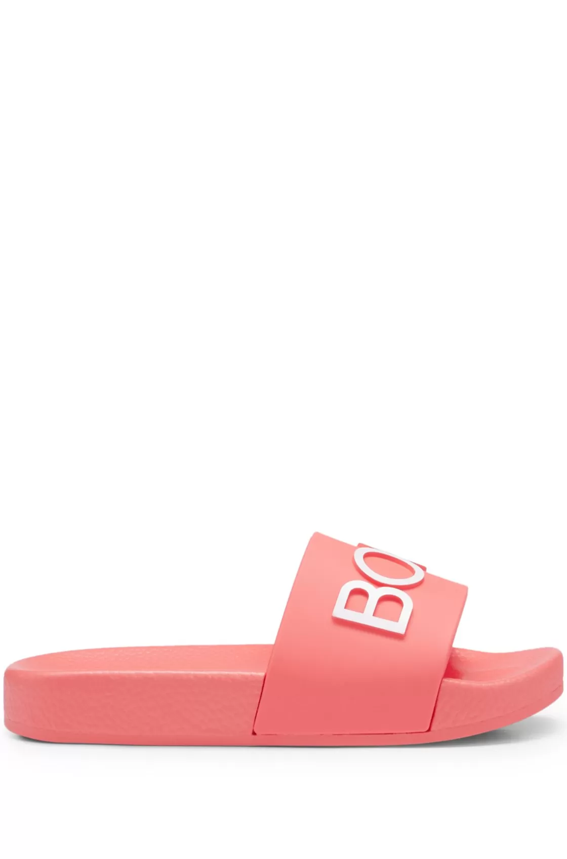 HUGO BOSS Kids' PVC Slides With Contrast Logo Light Red Best
