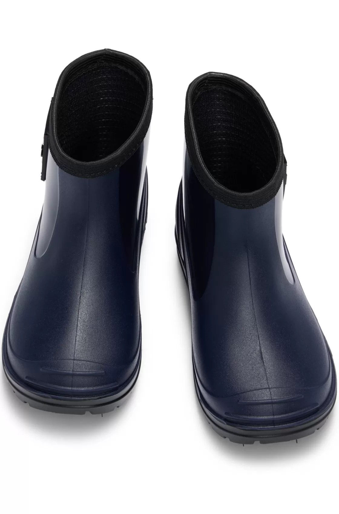 HUGO BOSS Kids' Rain Boots With Branded Label Dark Blue Clearance