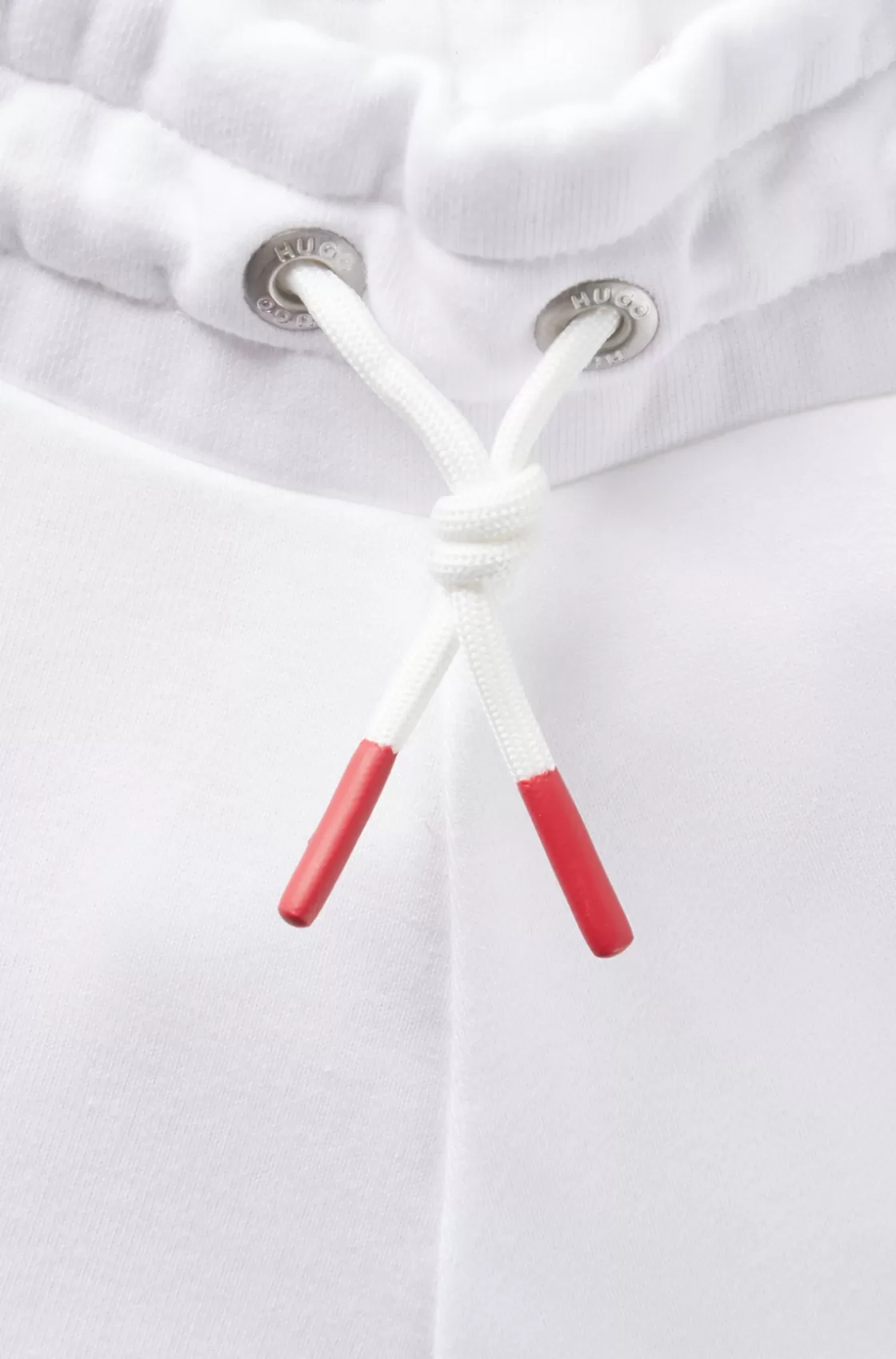 HUGO BOSS Kids' Shorts In French Terry With Logo Details White Cheap