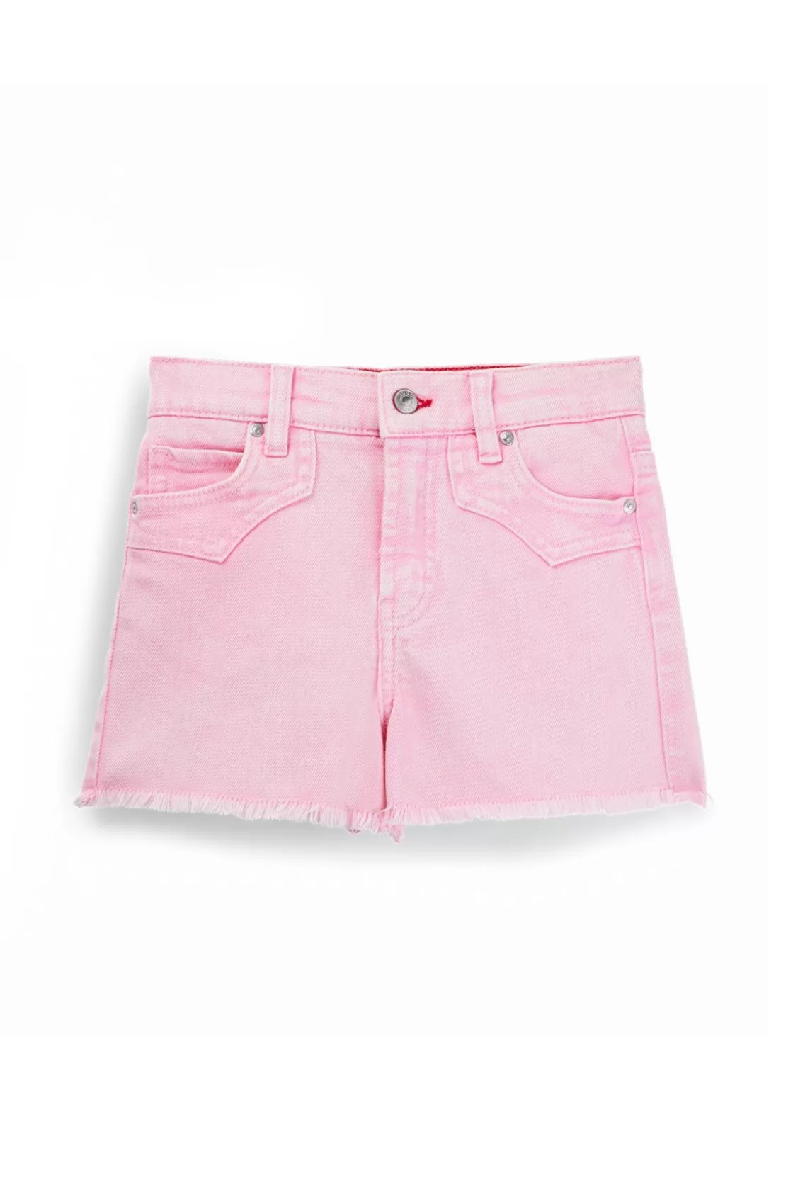 HUGO BOSS Kids' Shorts In Stretch Denim With Western-inspired Stitching Pink New