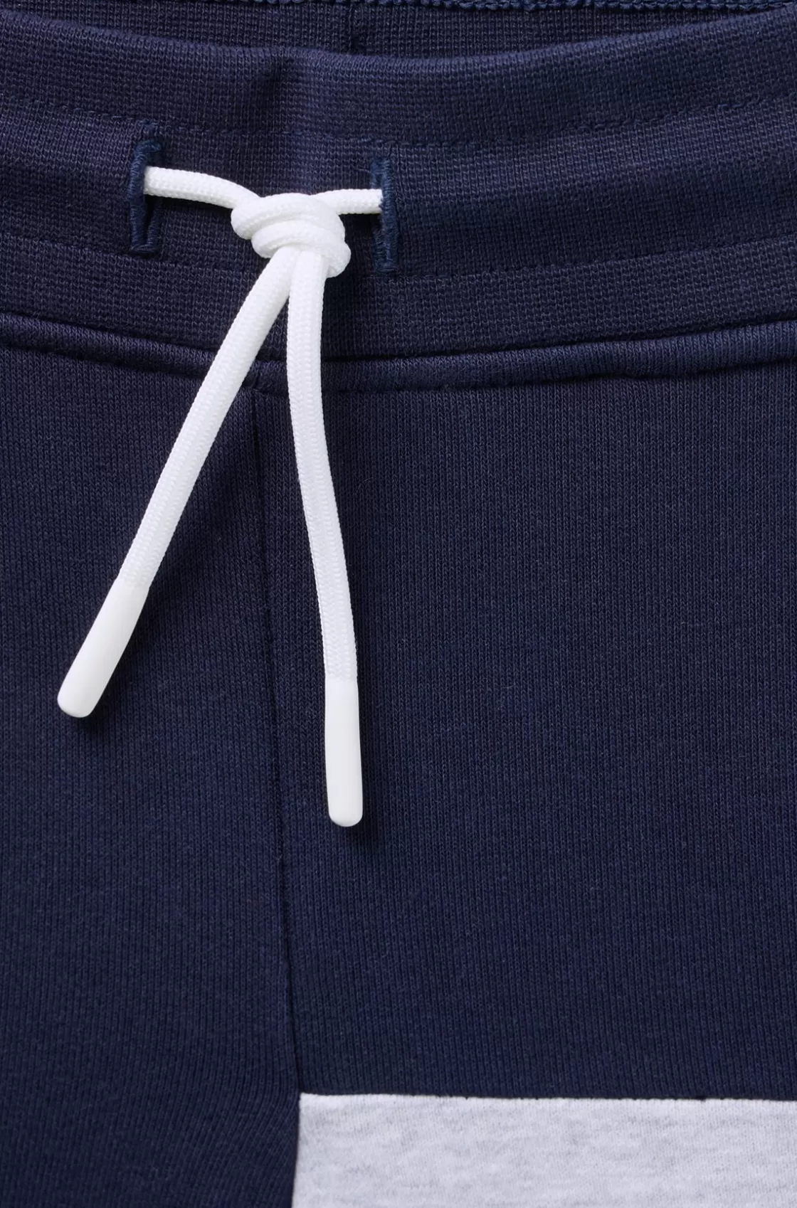 HUGO BOSS Kids' Shorts With Color-blocking And Logo Dark Blue Discount