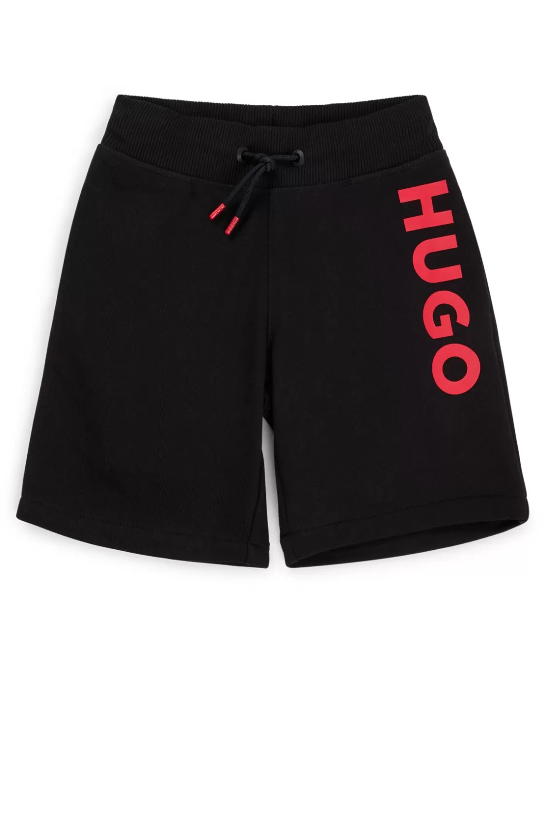 HUGO BOSS Kids' Shorts With Logo Print Black Store