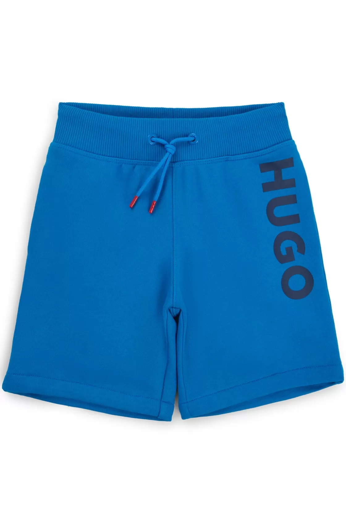 HUGO BOSS Kids' Shorts With Logo Print Blue Cheap