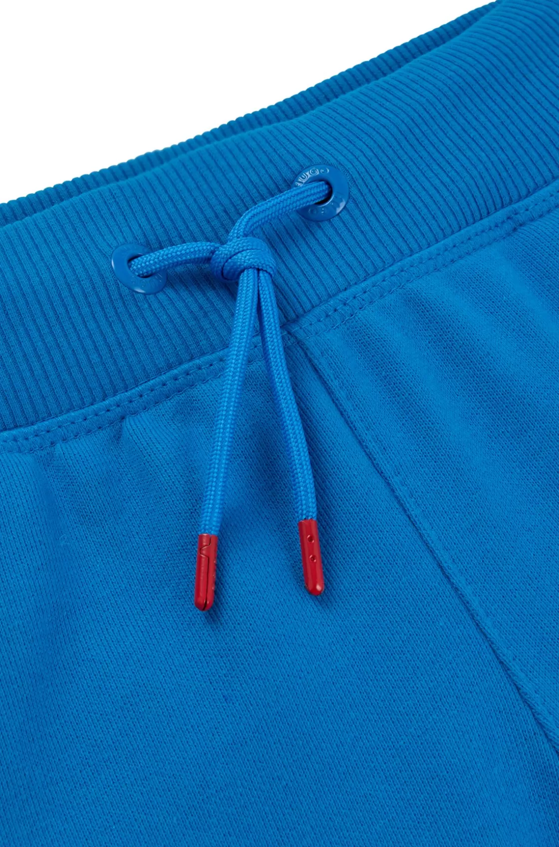 HUGO BOSS Kids' Shorts With Logo Print Blue Cheap