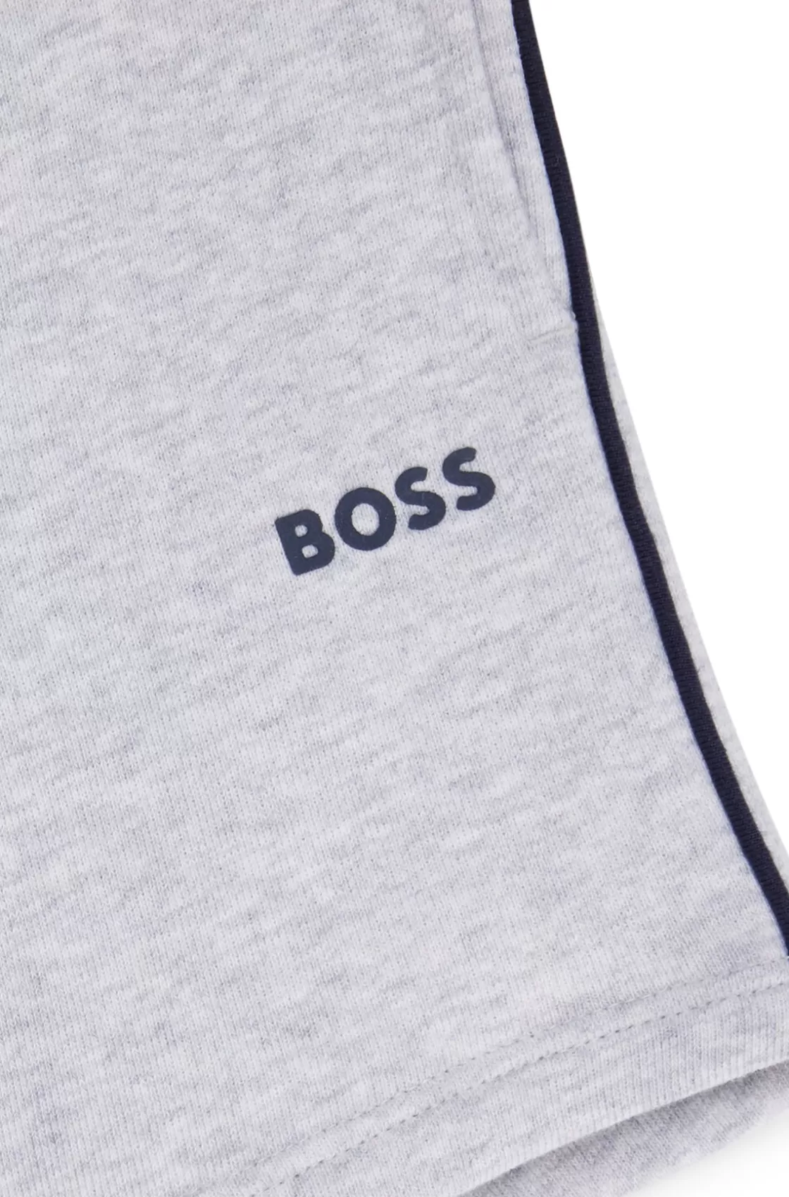 HUGO BOSS Kids' Shorts With Stripes And Logo Light Grey Clearance