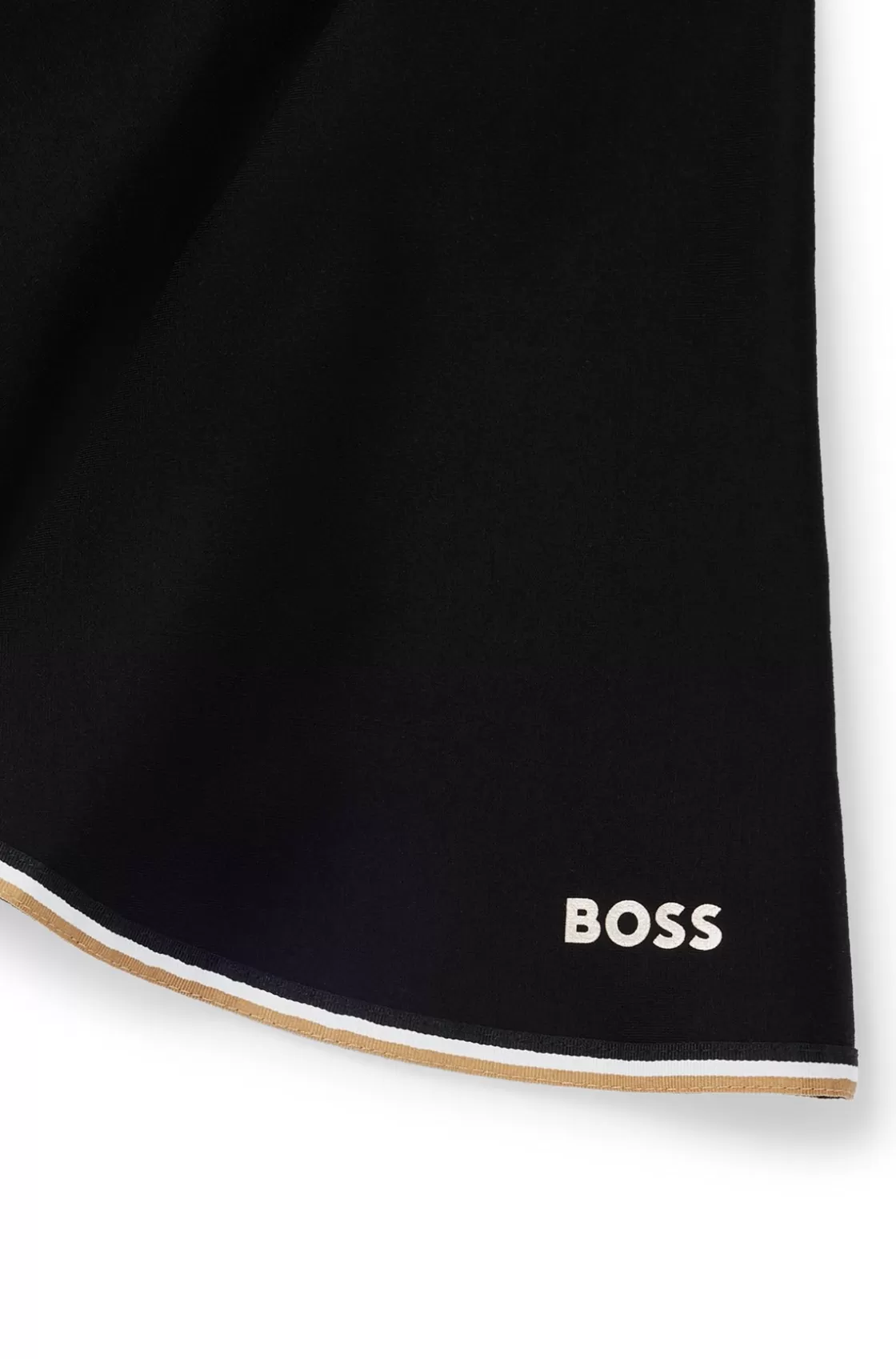 HUGO BOSS Kids' Skater Skirt With Logo Print Black Cheap