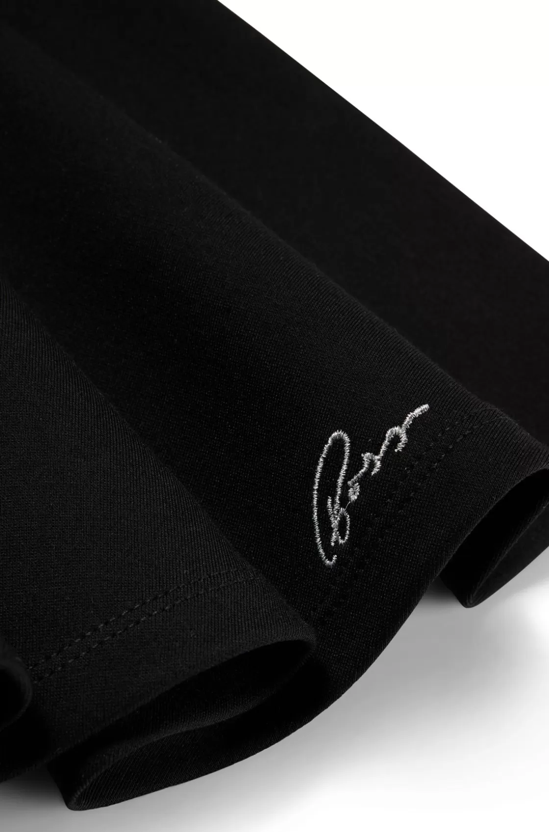 HUGO BOSS Kids' Skater Skirt With Signature-stripe Waistband Black Flash Sale