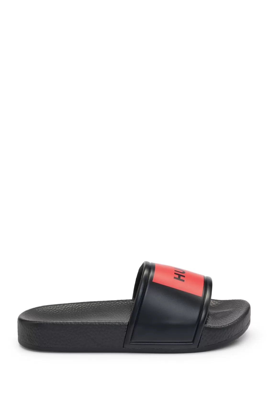 HUGO BOSS Kids' Slides With Logo Straps Black Store