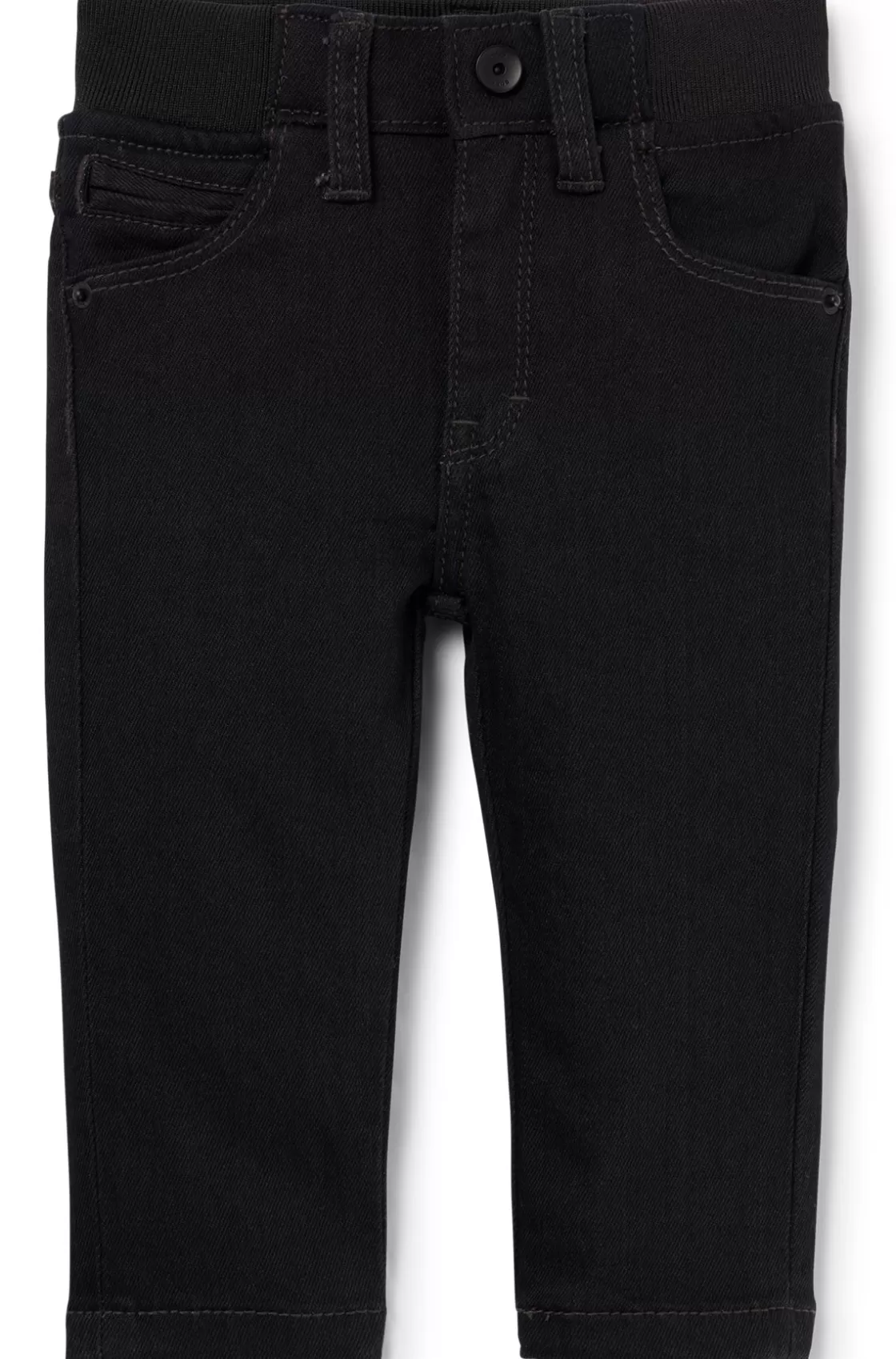 HUGO BOSS Kids' Slim-fit Jeans In Black Stretch Denim Patterned Outlet