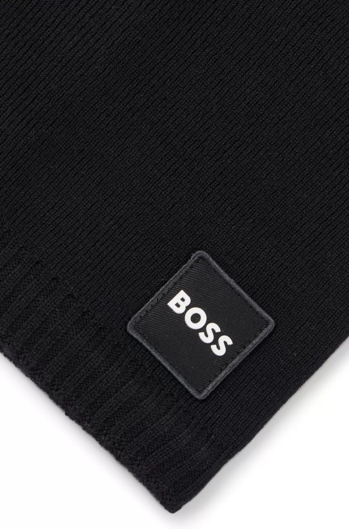 HUGO BOSS Kids' Snood With Twill Logo Badge Black Sale