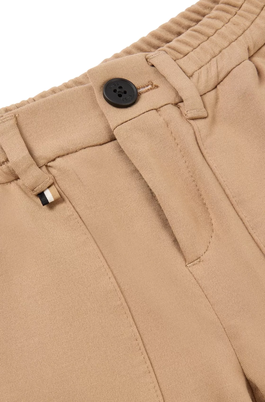 HUGO BOSS Kids' Suit Trousers In Stretch Fabric Brown Best Sale