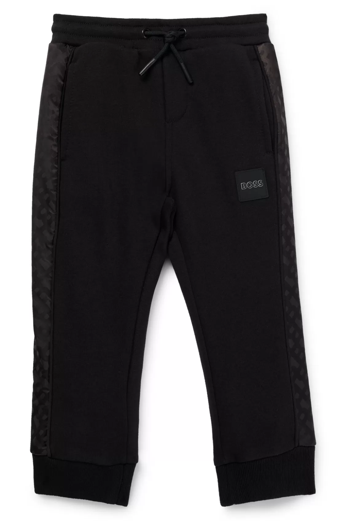 HUGO BOSS Kids' Tracksuit Bottoms With Monogram Inserts Black Store