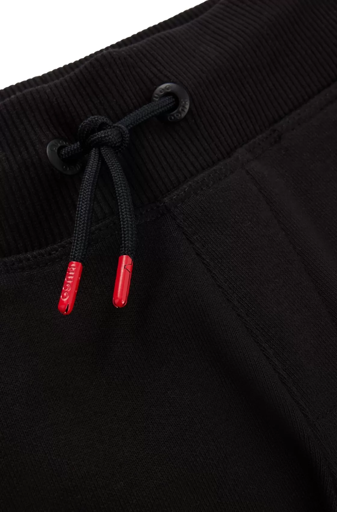 HUGO BOSS Kids' Tracksuit Bottoms With Vertical Logo Print Black Store