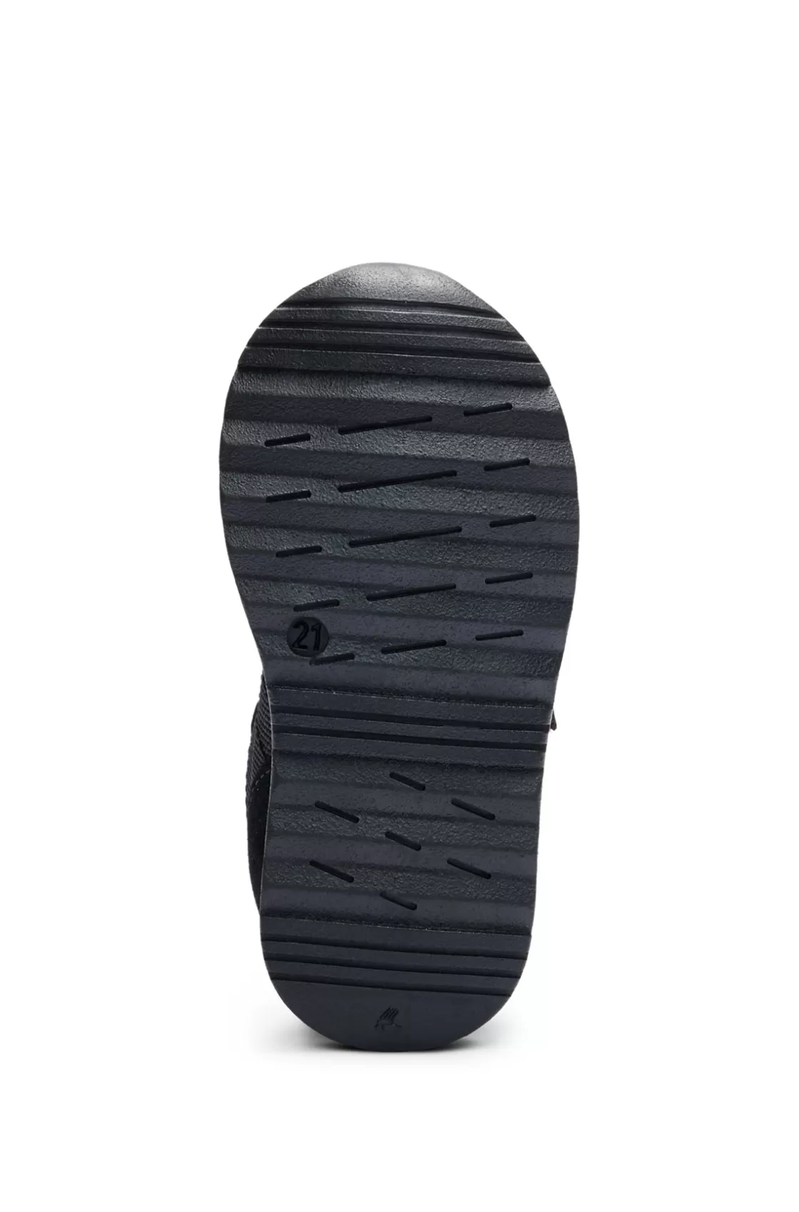 HUGO BOSS Kids' Trainers With Touch Closures And Logo Details Black Clearance