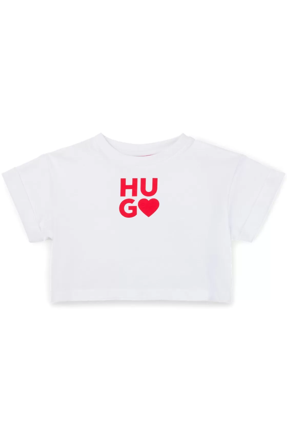 HUGO BOSS Kids' T-shirt In With Logo Print White Best