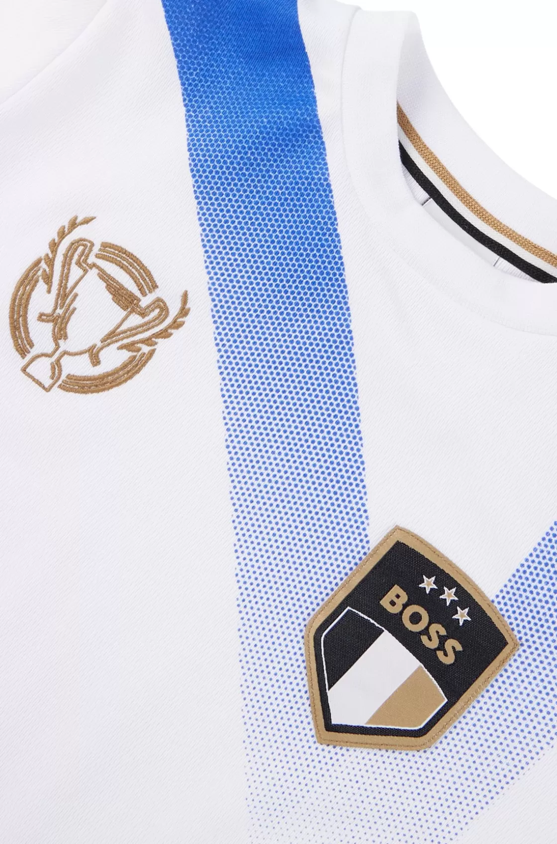 HUGO BOSS Kids' T-shirt With Degradé Artwork And Logo Details White Store