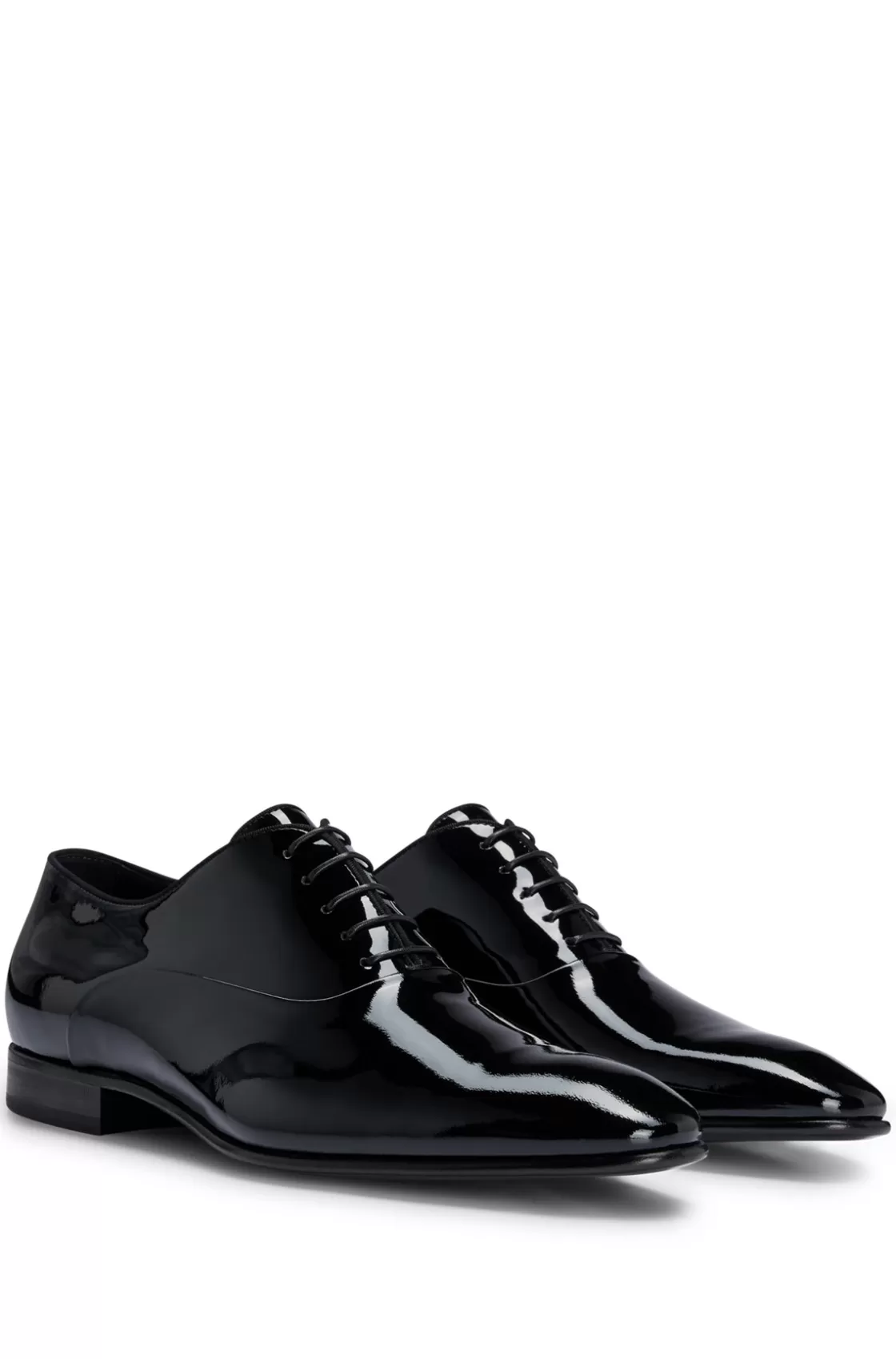 HUGO BOSS Leather Oxford Shoes With Leather Lining Black Shop
