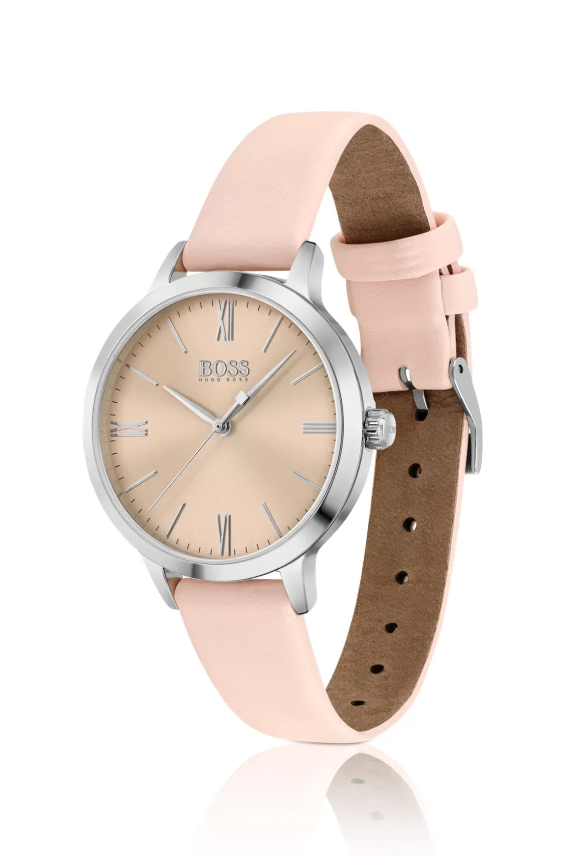 HUGO BOSS Leather-strap Watch With Gold-tone Brushed Dial Assorted-Pre-Pack Best Sale