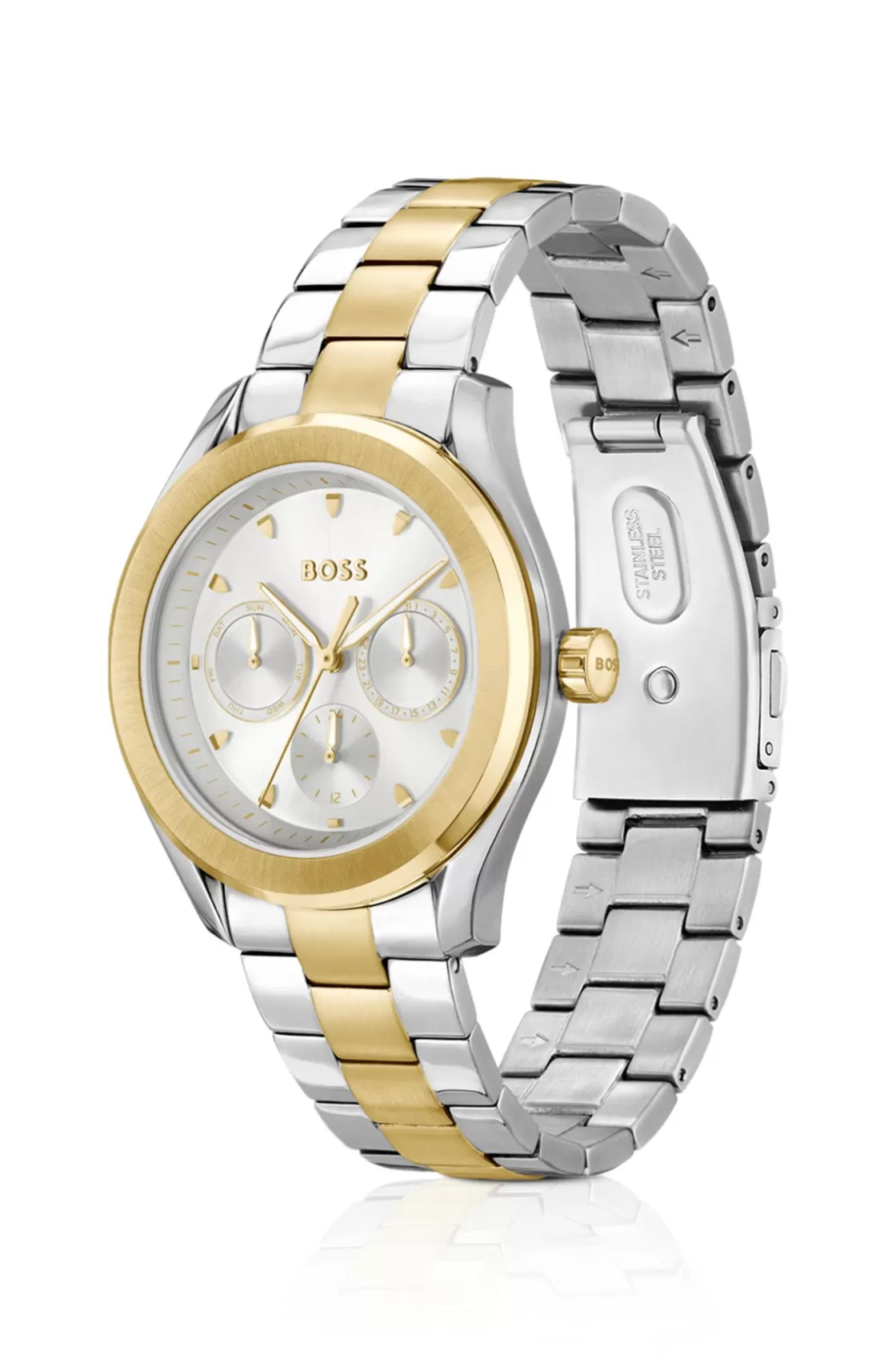 HUGO BOSS Link-bracelet Watch In Gold- And Silver-tone Steel Assorted-Pre-Pack New