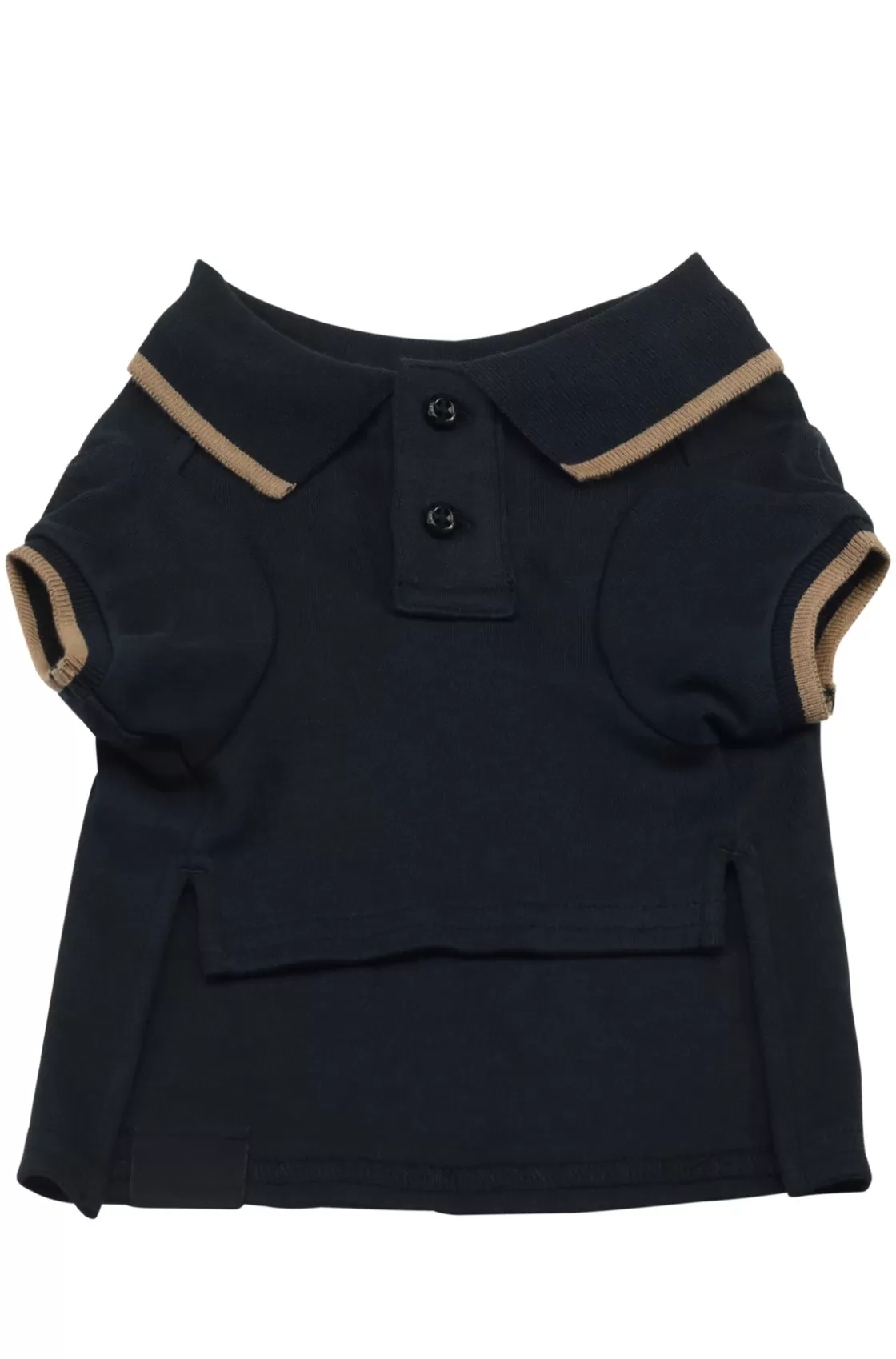 HUGO BOSS Logo-detail Dog Polo Shirt With Contrast Tipping Black Best