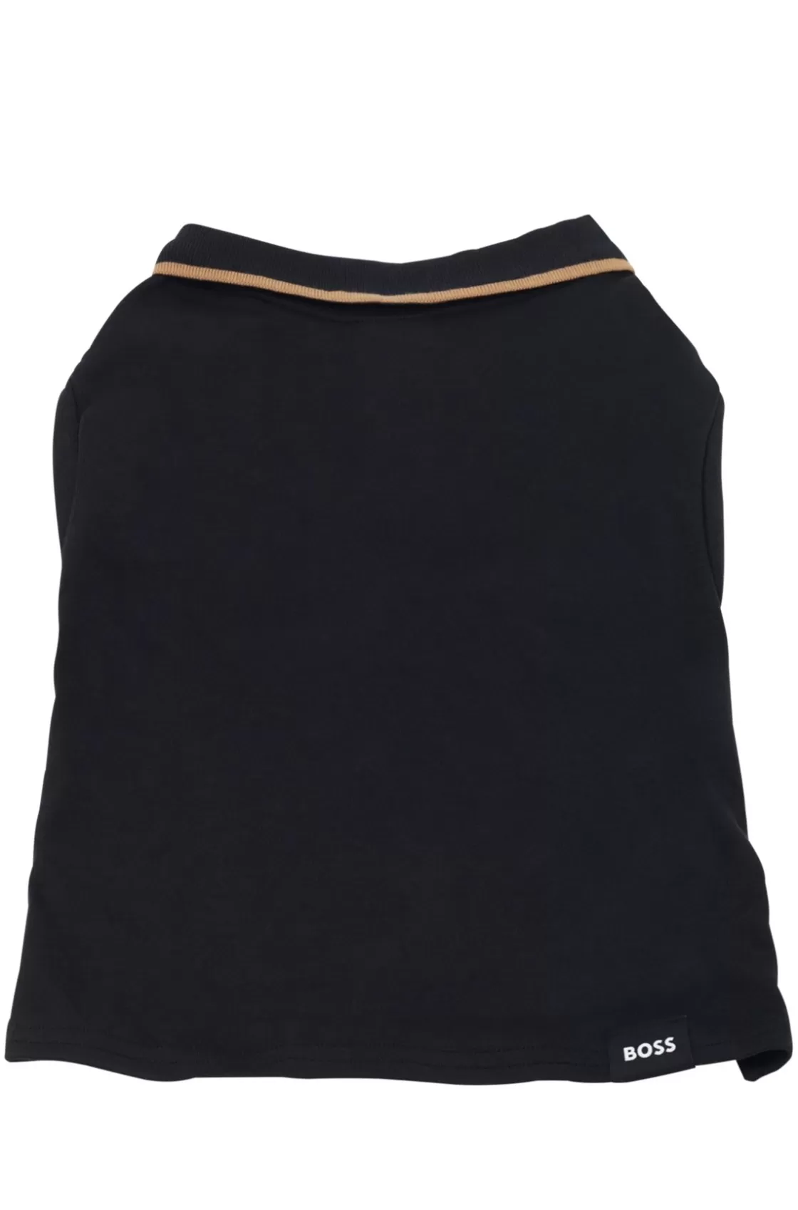 HUGO BOSS Logo-detail Dog Polo Shirt With Contrast Tipping Black Best