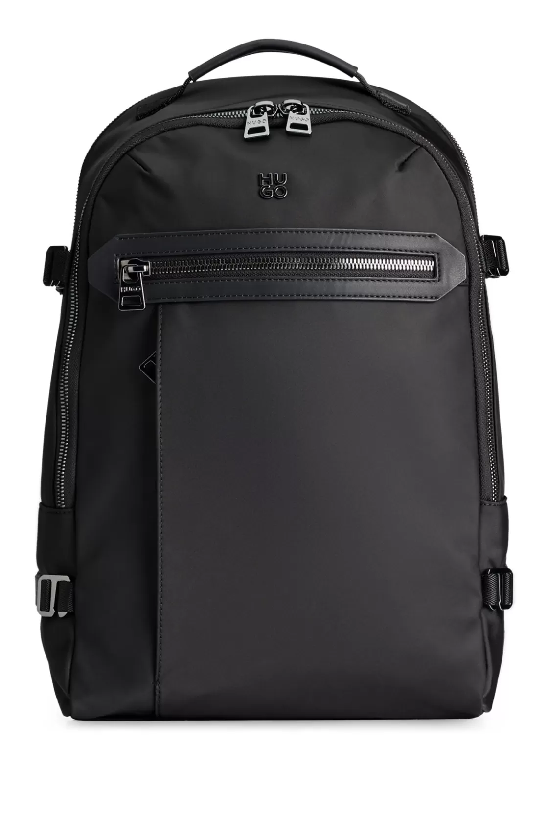 HUGO BOSS Multi-pocket Backpack With Stacked Logo Black Flash Sale