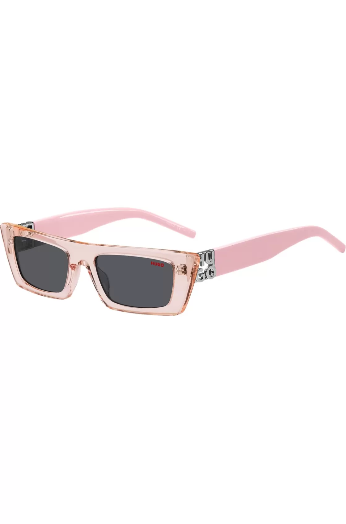 HUGO BOSS Pink-acetate Sunglasses With 3D Monogram Assorted-Pre-Pack Fashion