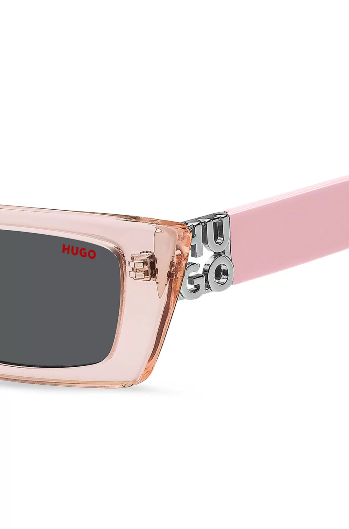 HUGO BOSS Pink-acetate Sunglasses With 3D Monogram Assorted-Pre-Pack Fashion