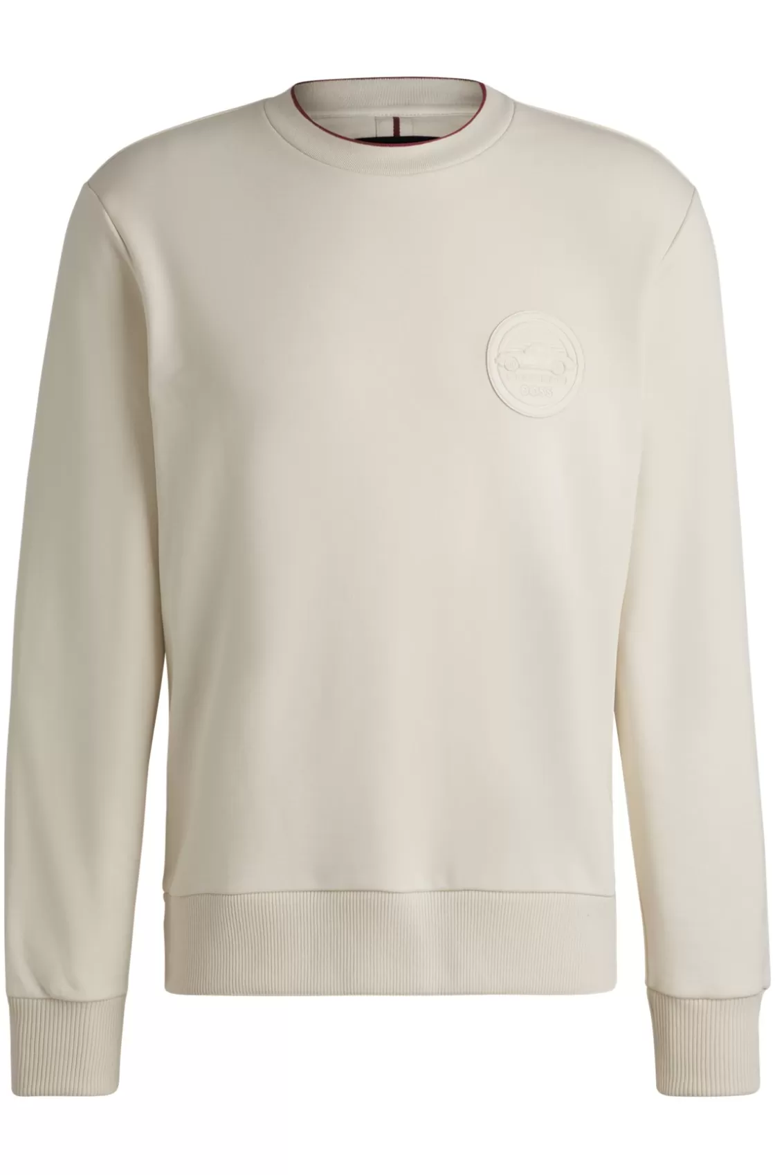 HUGO BOSS Porsche X BOSS Sweatshirt With Special Branding White Fashion