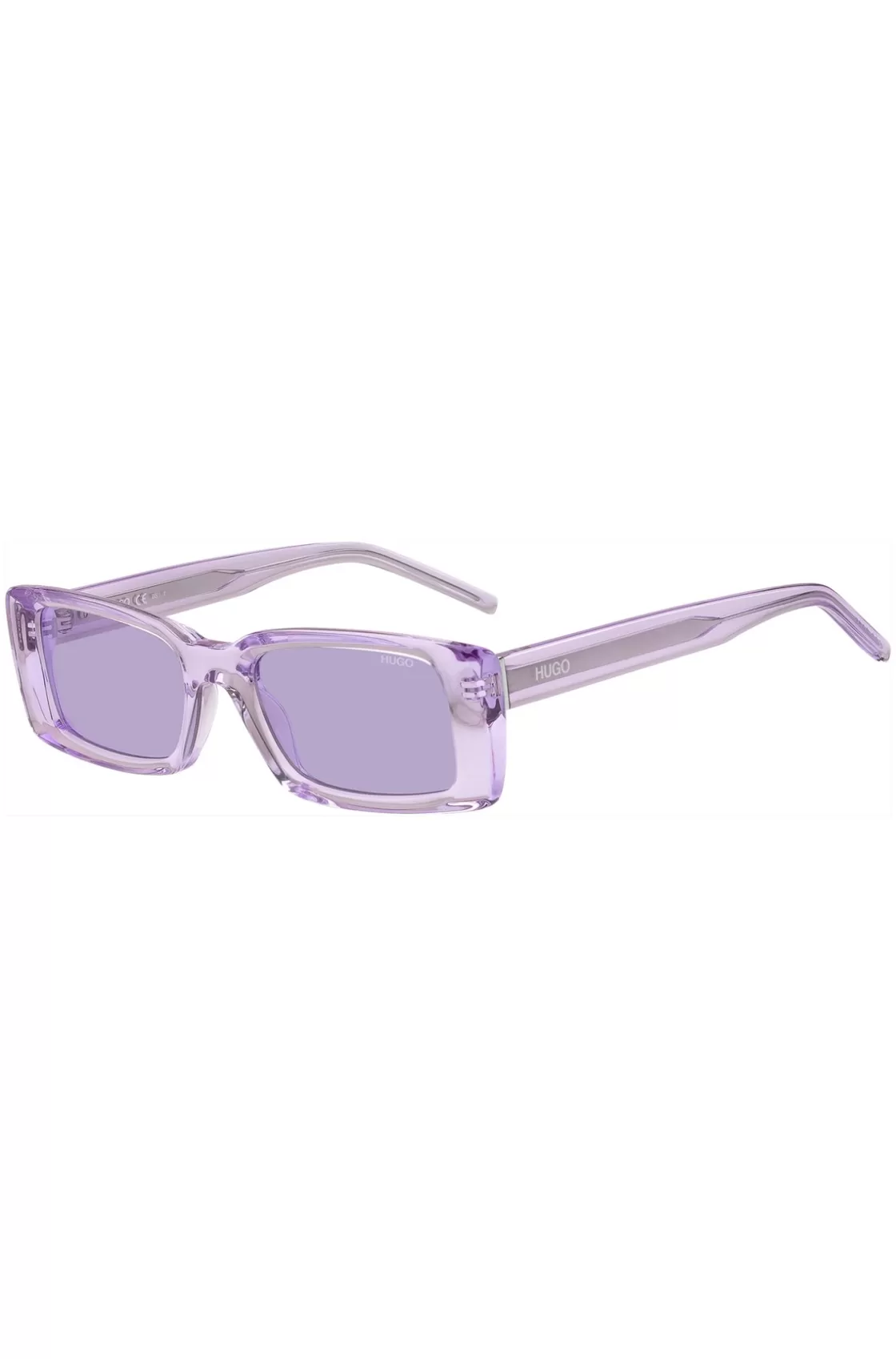 HUGO BOSS Purple-acetate Sunglasses With Contrast Logos Assorted-Pre-Pack Store