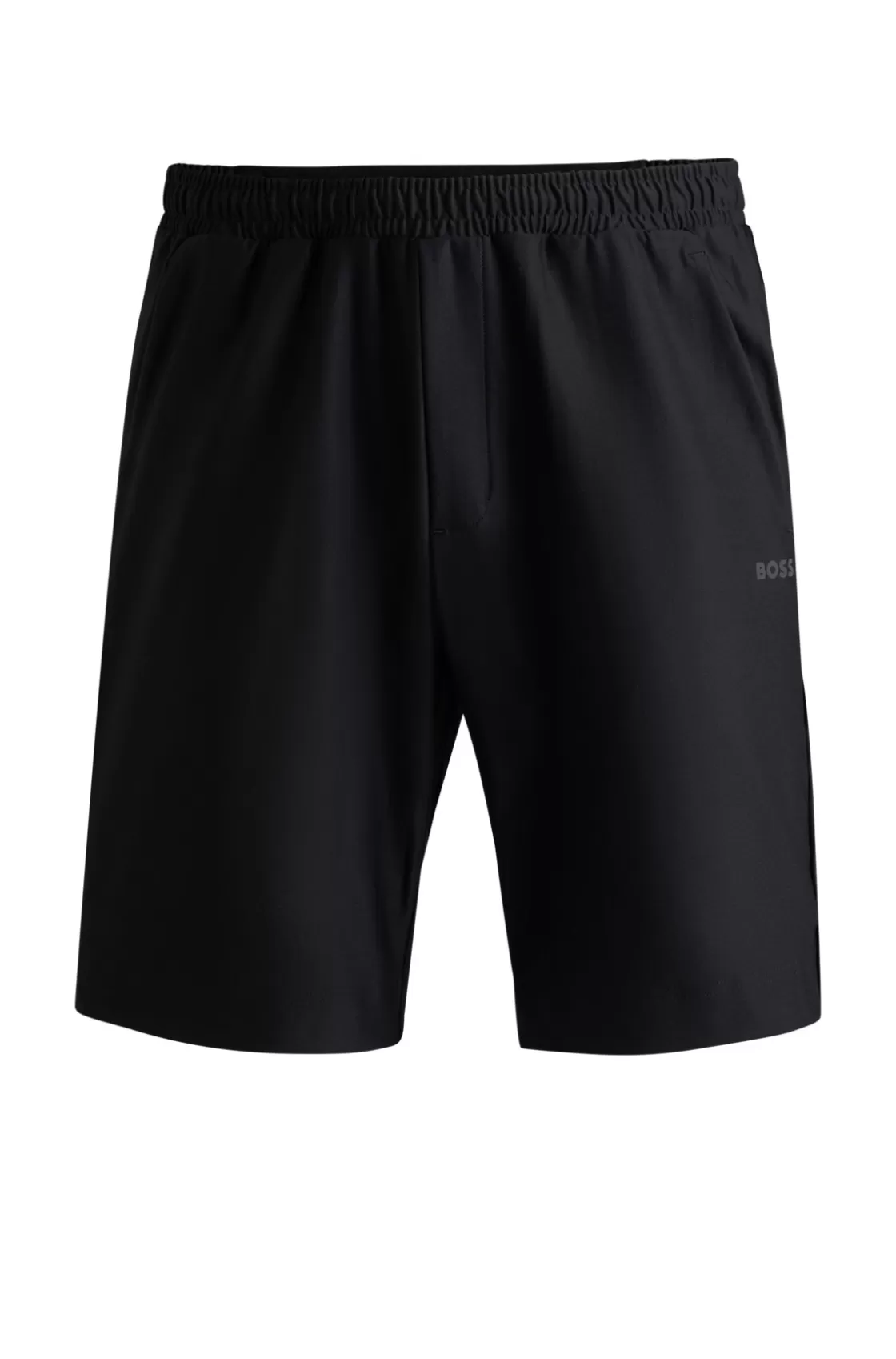 HUGO BOSS Quick-dry Shorts With Decorative Reflective Logo Black Sale