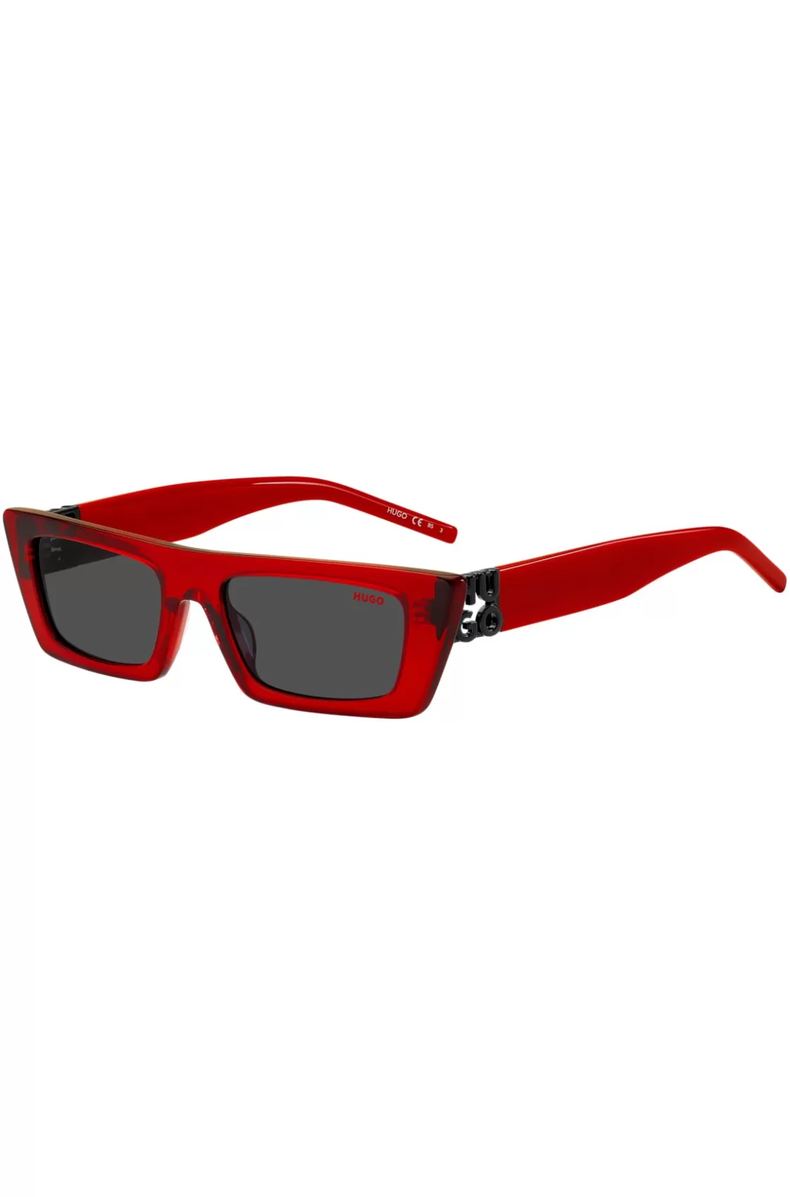HUGO BOSS Red-acetate Sunglasses With 3D Monogram Assorted-Pre-Pack Clearance