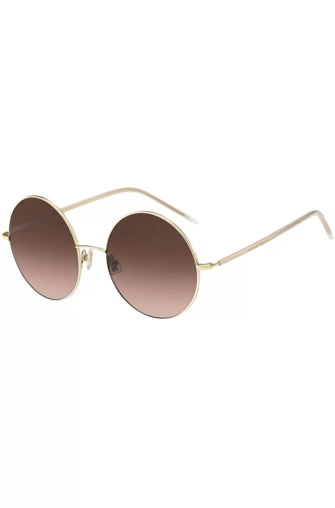 HUGO BOSS Round Sunglasses In Gold-tone Titanium Assorted-Pre-Pack Flash Sale