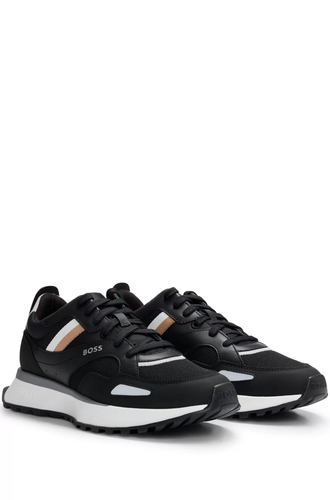 HUGO BOSS Running-style Trainers With EVA-rubber Outsole Black Best Sale