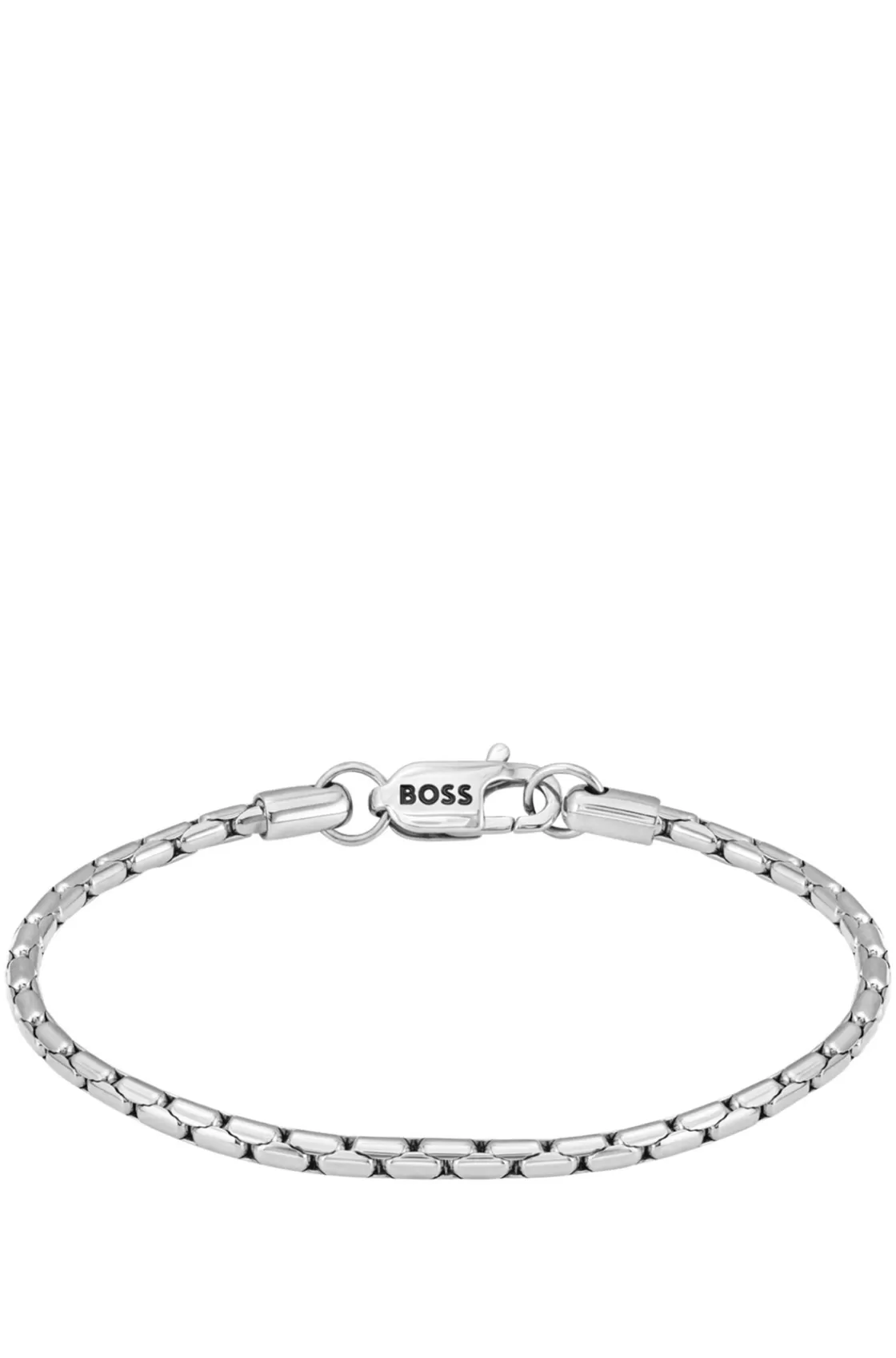 HUGO BOSS Silver-tone Chain Cuff With Branded Lobster Clasp Assorted-Pre-Pack Fashion