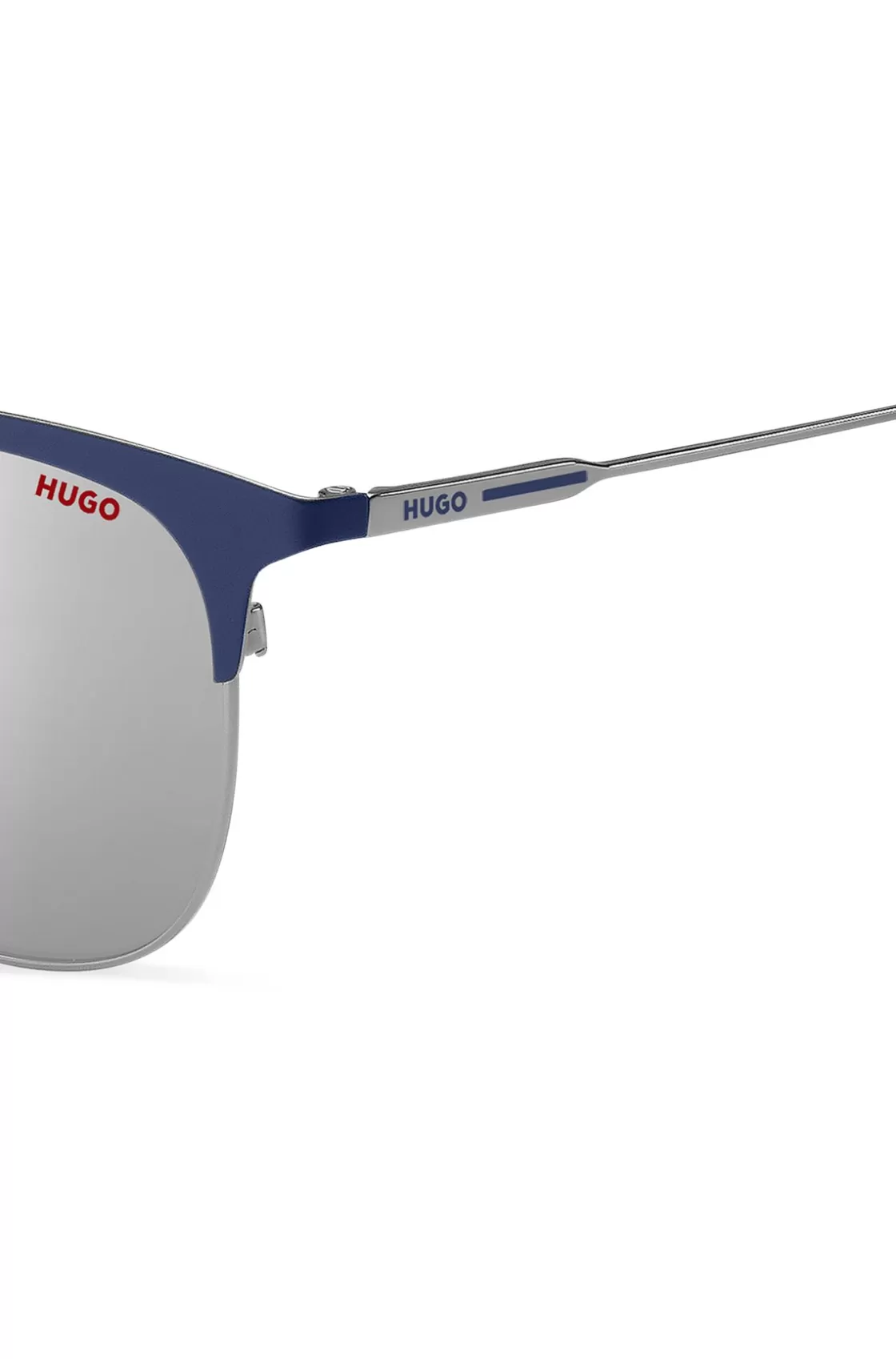 HUGO BOSS Silver-tone Sunglasses With Blue Details Assorted-Pre-Pack Online