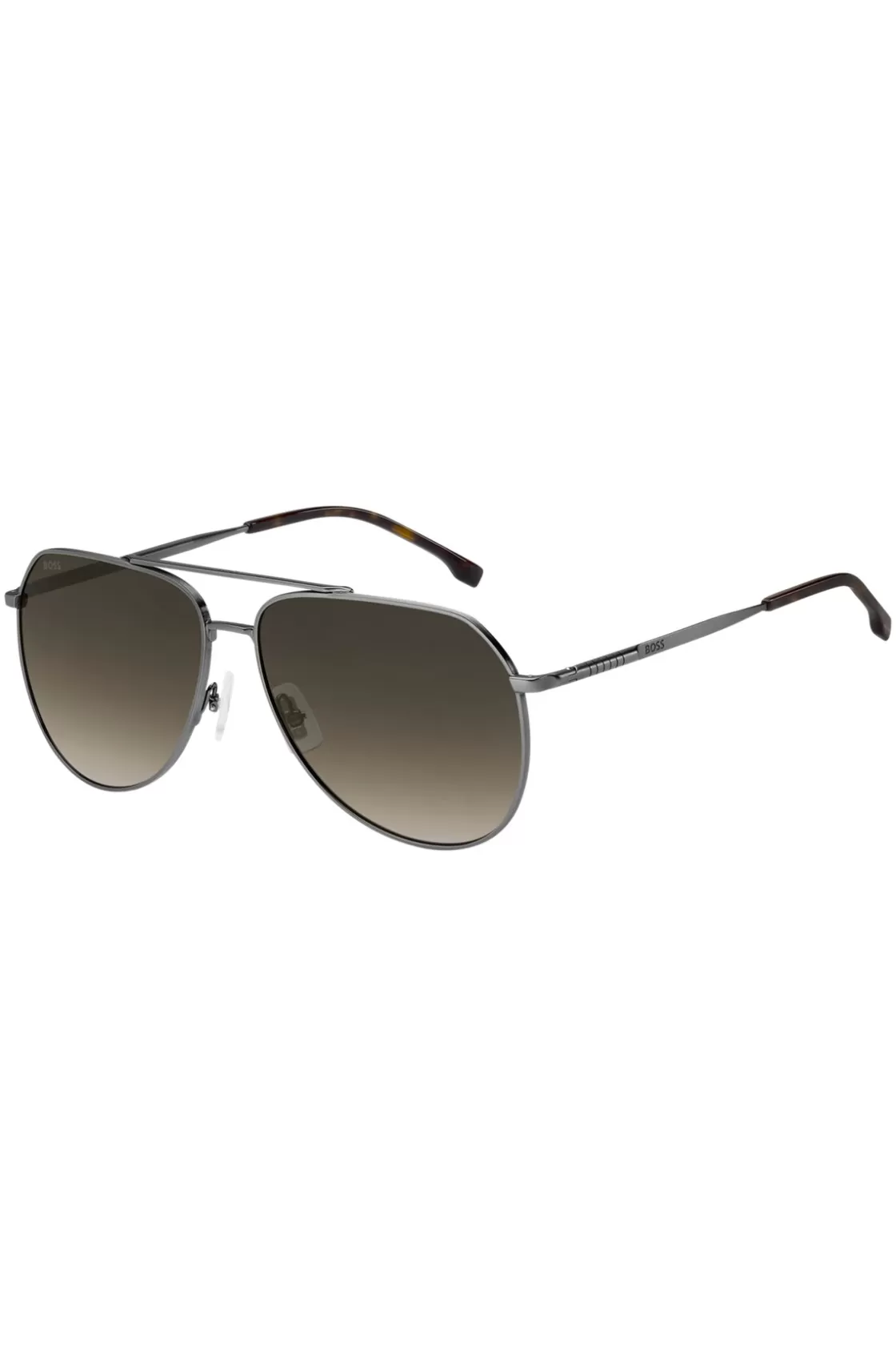 HUGO BOSS Silver-tone Sunglasses With Havana-acetate End-tips Assorted-Pre-Pack Online