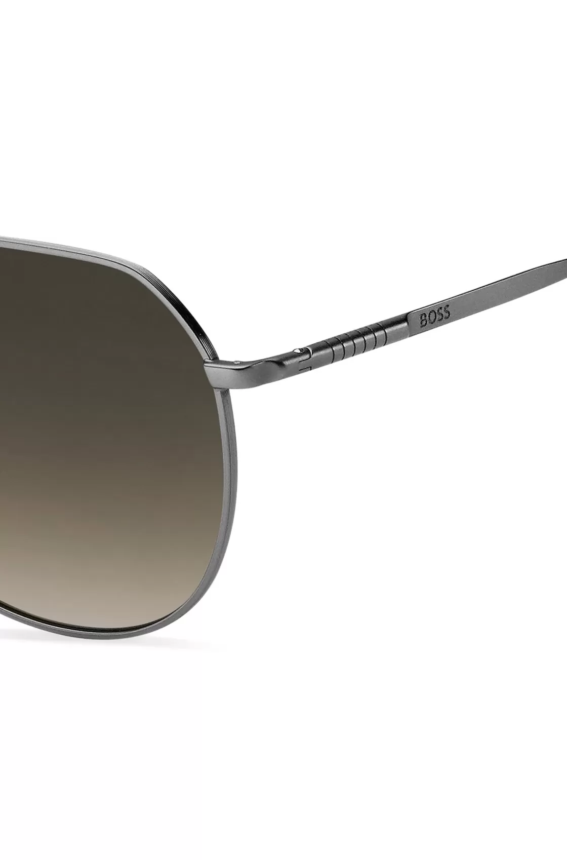 HUGO BOSS Silver-tone Sunglasses With Havana-acetate End-tips Assorted-Pre-Pack Online