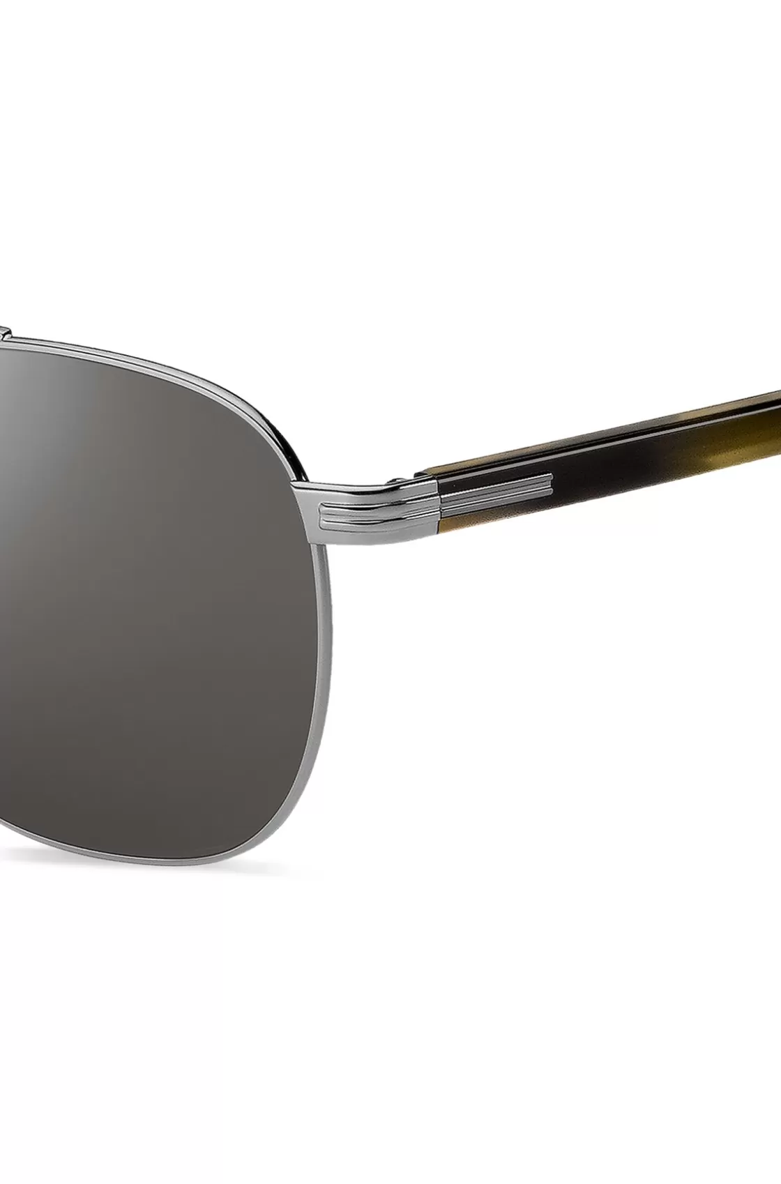 HUGO BOSS Silver-tone Sunglasses With Horn-effect Details Assorted-Pre-Pack New