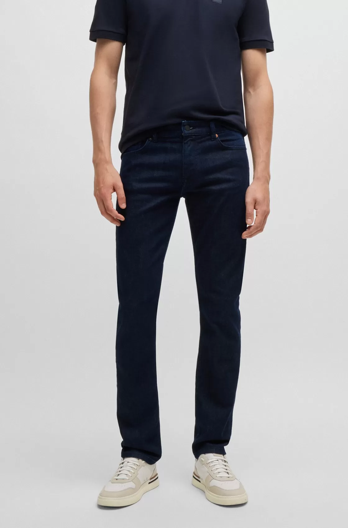 HUGO BOSS Slim-fit Jeans In Blue Comfort-stretch Denim Dark Blue Shop