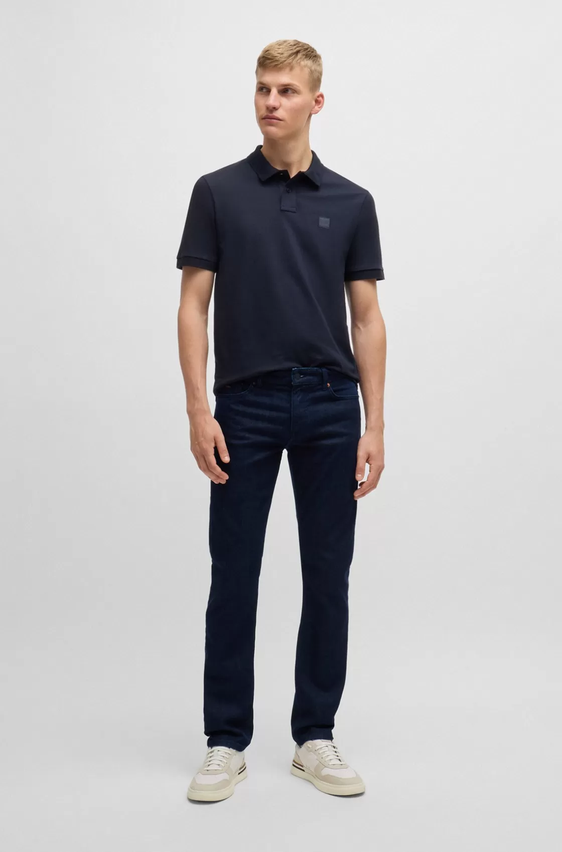 HUGO BOSS Slim-fit Jeans In Blue Comfort-stretch Denim Dark Blue Shop